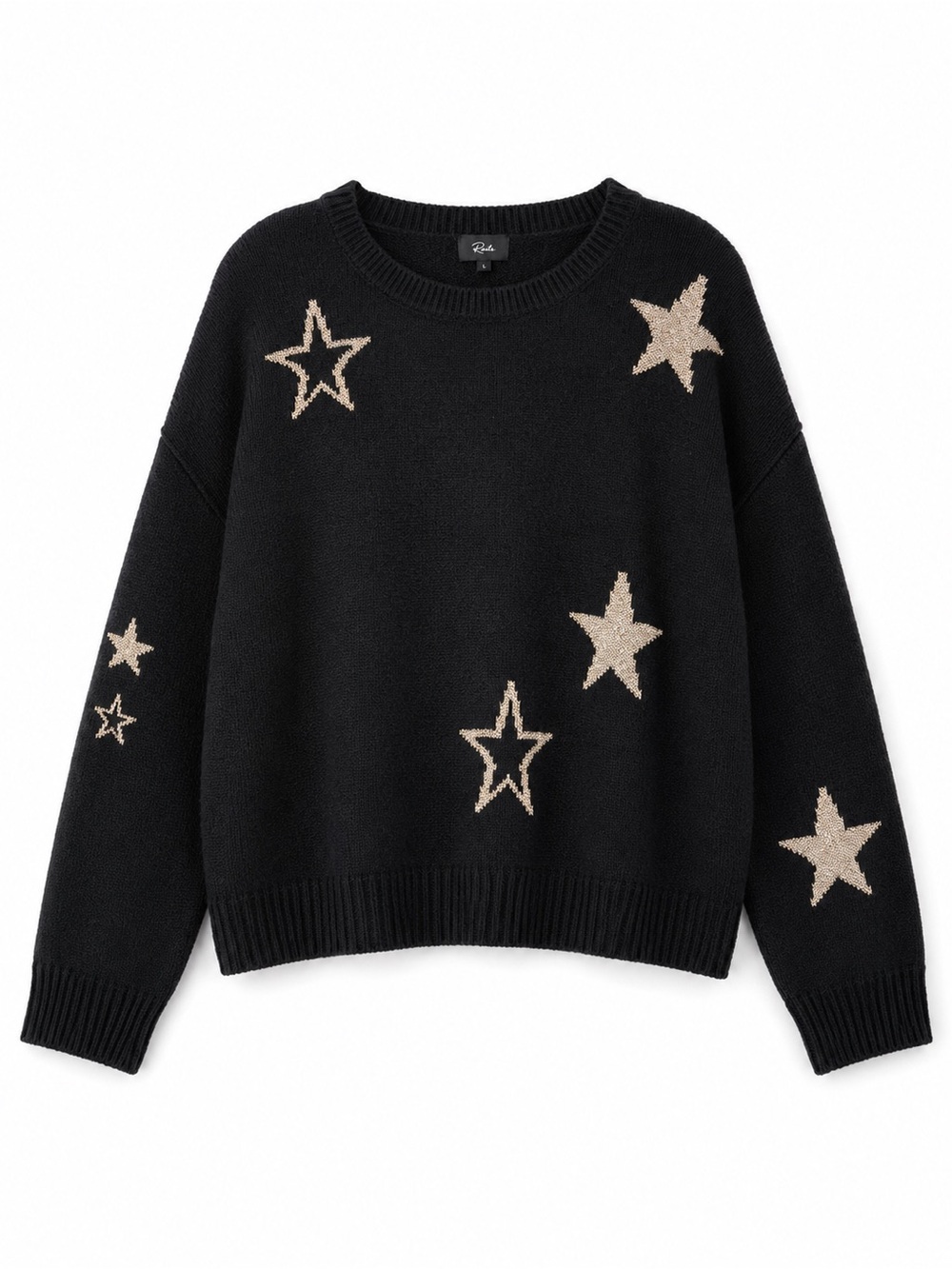 RAILS-Perci Black Gold Stars Sweater